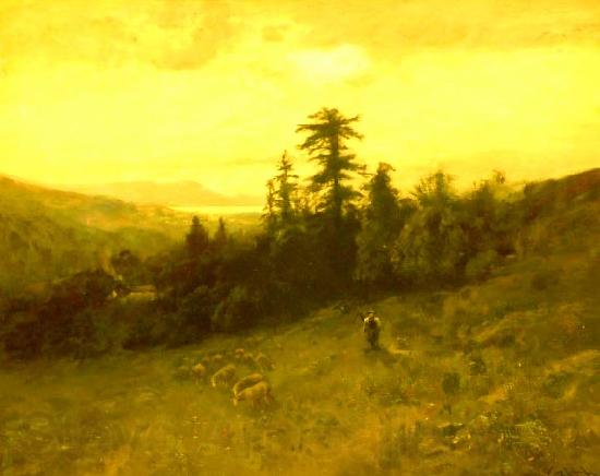 William Keith The Shepherd Norge oil painting art